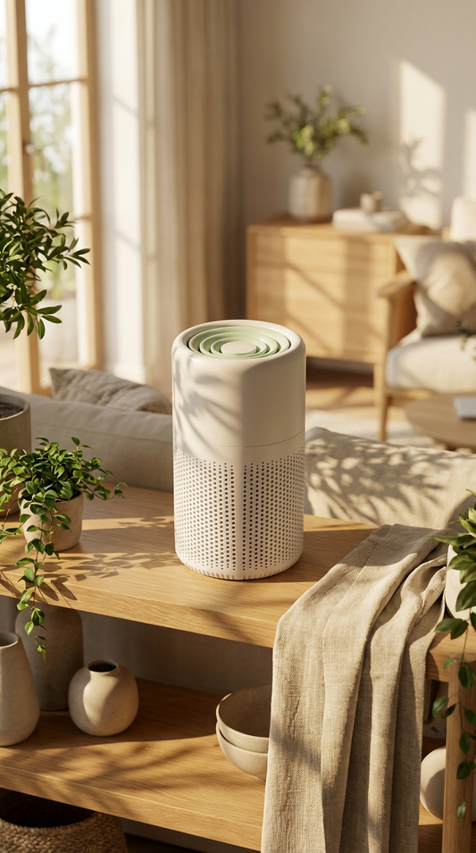 Purificateur d'Air Compact — Filtre HEPA | Air Sain à la Maison
