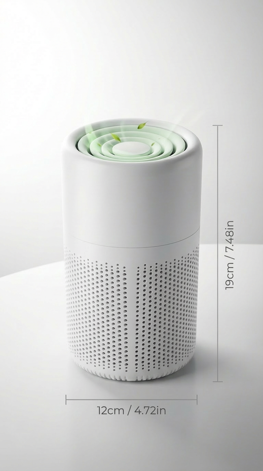 Purificateur d'Air Compact — Filtre HEPA | Air Sain à la Maison